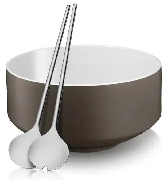 WMF - Insalatiera con posate MOTO grigio