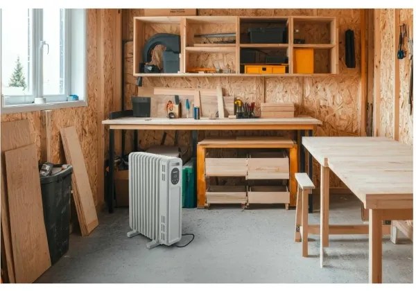 Sencor - Radiatore a olio con 11 elementi 1000/2300W/230V bianco + telecomando