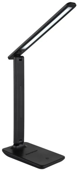 Globo 58439SA - Lampada da tavolo LED ricaricabile BRIGHTON con dimmer a sfioramento LED/4W/5V 1800 mAh nera
