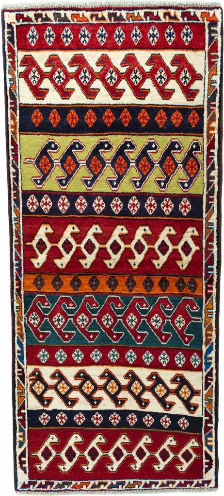 Gabbeh Tappeto persiano 190x90 (Iran) Annodato A Mano