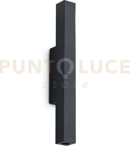 Look led square d.3cm 9w on-off 900 lm 3000 k nero 30cm