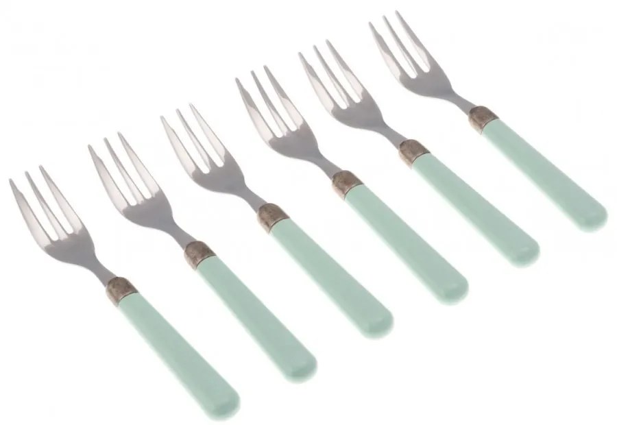 Forchette da Dolce Set 6pz - Osteria Posate Colorate Moderne