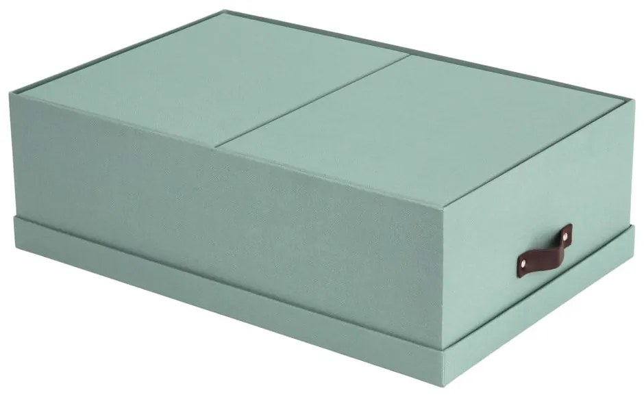 Scatole di cartone con coperchio color menta in set di 3 31x47x15 cm Inge - Bigso Box of Sweden