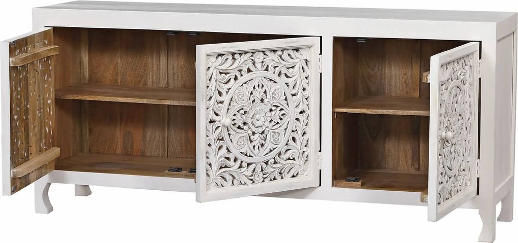 TABITA - mobile in legno di mango con 3 ante