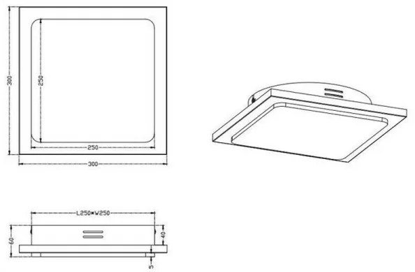 TRIO - Plafoniera LED dimmerabile DENVER LED/20W/230V finitura patinata