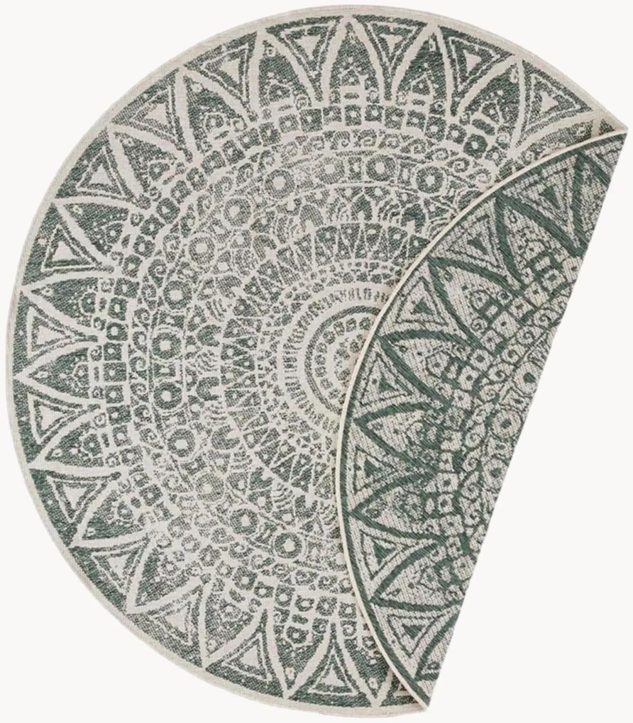 Tappeto rotondo reversibile in & outdoor Lilja