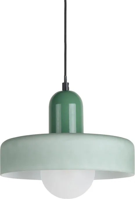 Lampadario verde ø 25 cm Opaco Grato – Leitmotiv