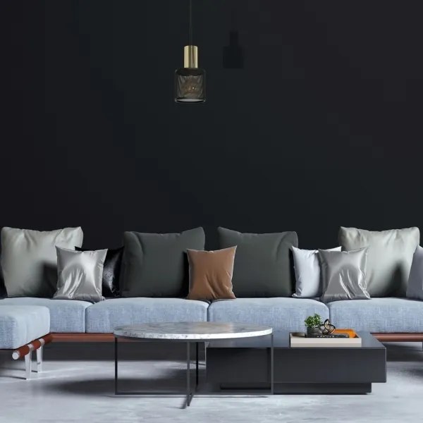 Lampadario su filo  ARES 1xE27/60W/230V