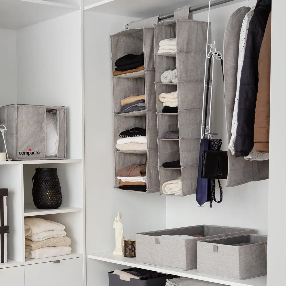 Organizer in tessuto appeso per il guardaroba Oxford - Compactor