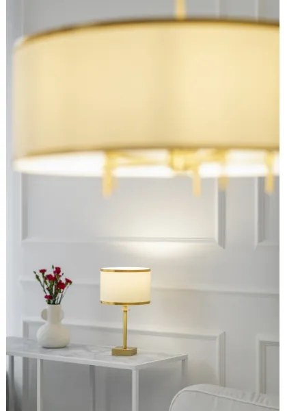 Argon 8049 - Lampada da tavolo ABBANO 1xE27/15W/230V ottone/nero