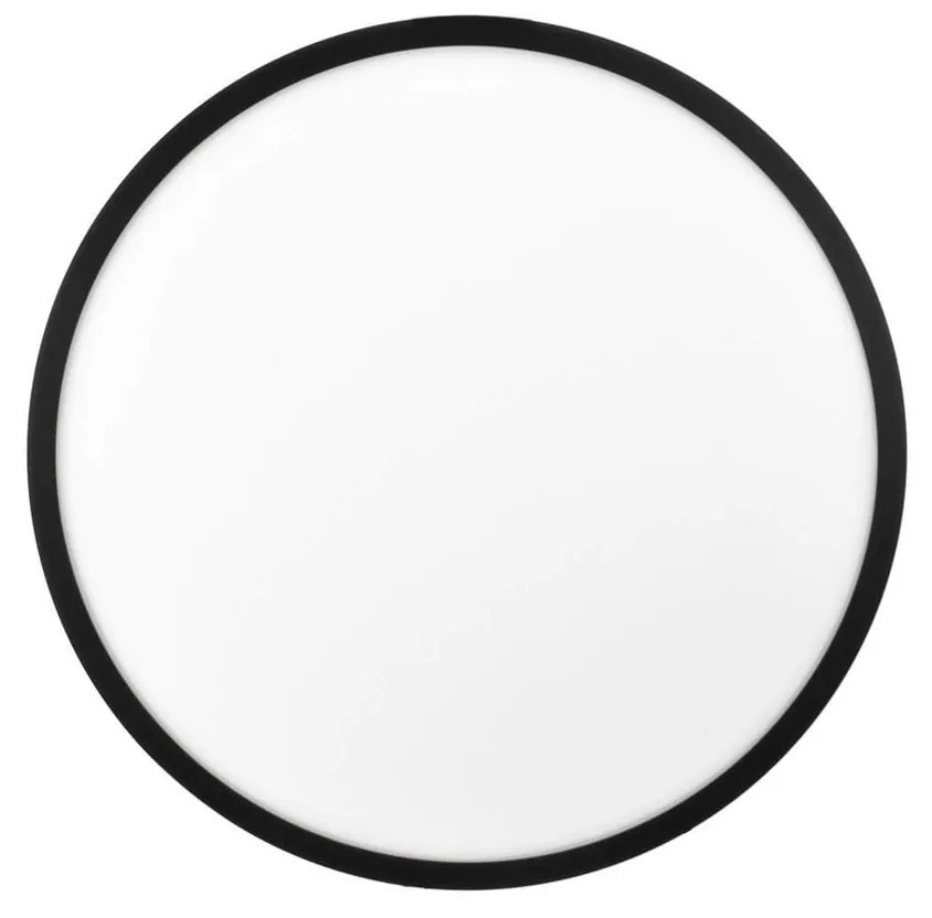 Plafoniera LED 36W Ø400mm con driver Philips Nera 4.680lm CCT