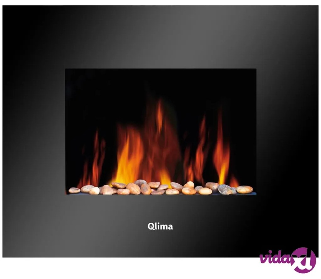 Qlima Stufa Elettrica con Effetto Fiamma EFE 2018 1800 W