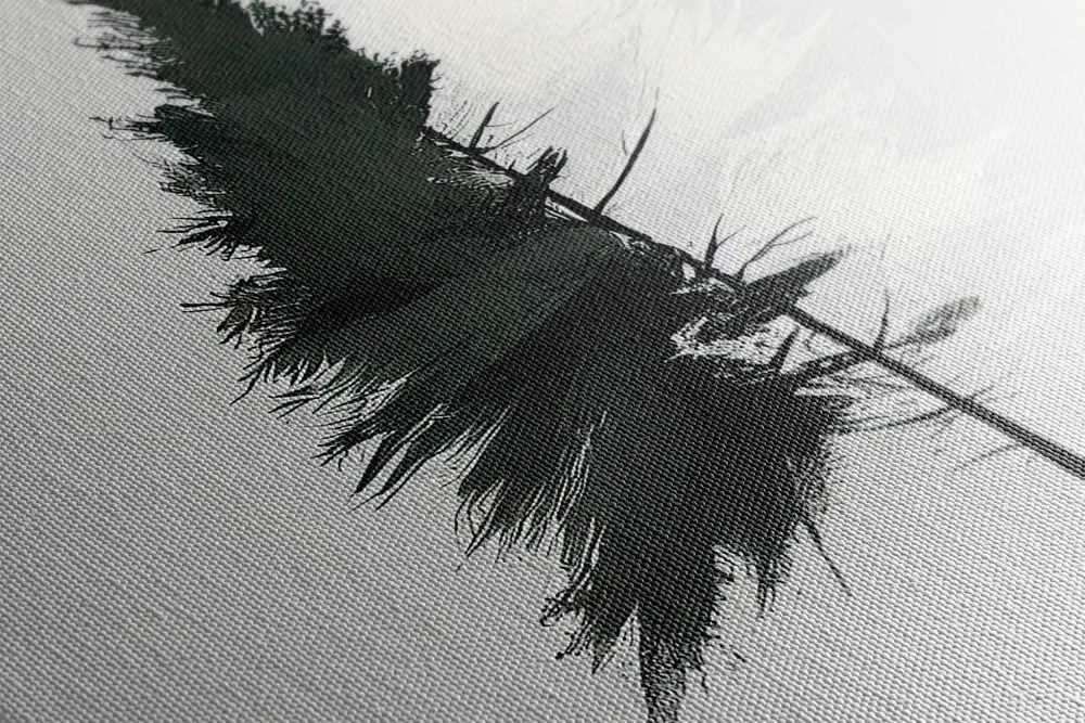 Stampa su tela – Albero sempreverde minimalista