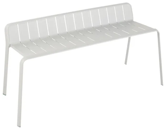 Panca da giardino in alluminio grigio chiaro Idaho NATERIAL, 2 posti
