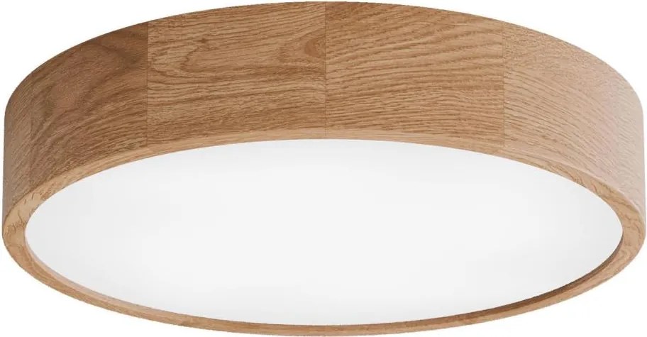 Plafoniera con sensore CLEO 4xE27/24W/230V Ø 47,5 cm rovere