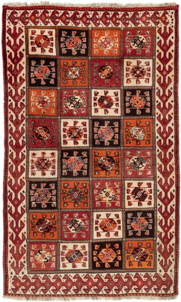 Gabbeh Tappeto 120x190 (Iran) Annodato A Mano