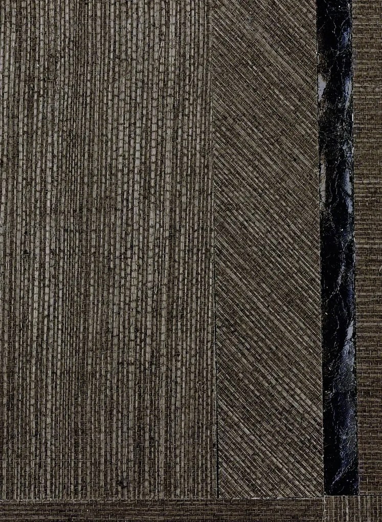 CMO Paris Carta da parati Sisal Carre - Noir