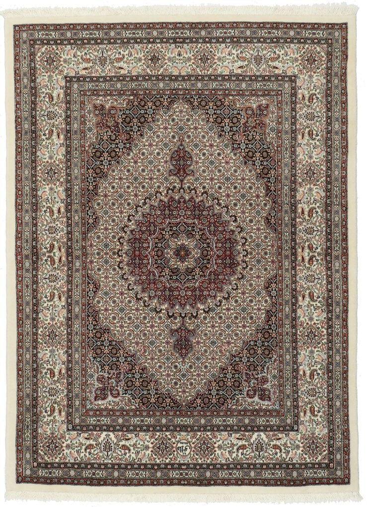 Moud Tappeto 210x150 (Iran) Annodato A Mano