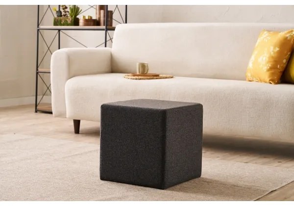 Pouf CUBI 40x40 cm marrone scuro