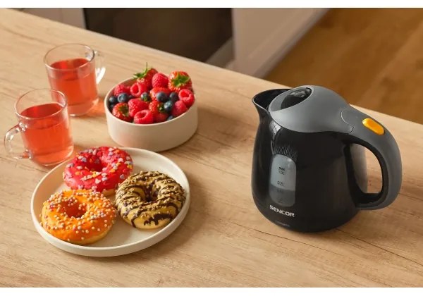 Sencor - Bollitore 1 l 1100W/230V nero/grigio