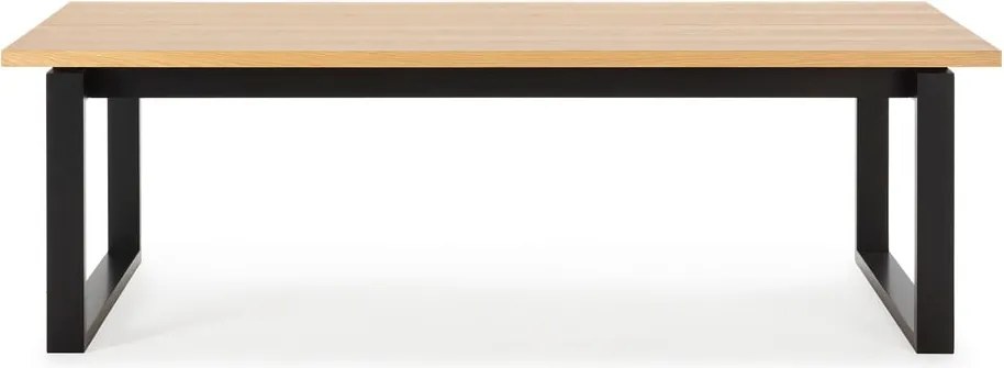 Tavolo da pranzo con piano effetto rovere 100x220 cm Rina – Marckeric