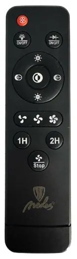 LED Plafoniera dimmerabile con ventilatore LED/35W/230V 3000-6500K black+RC