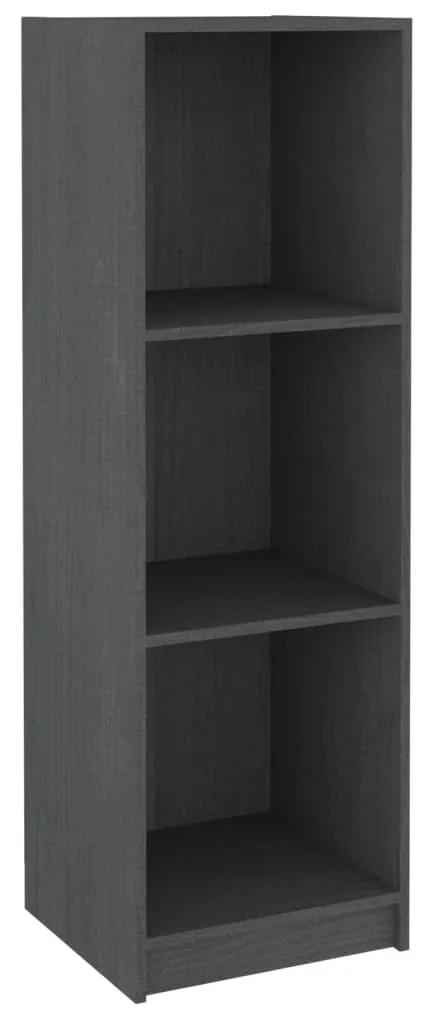 Libreria/divisorio grigio 36x33x110 cm legno massello di pino