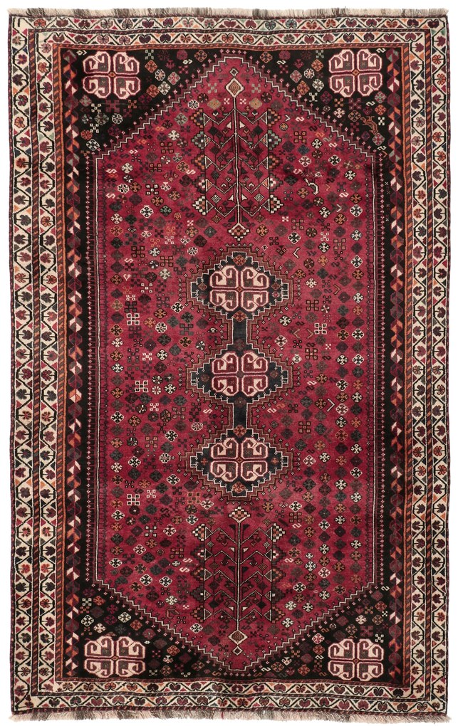 Gashghai Tappeto 260x160 (Iran) Annodato A Mano
