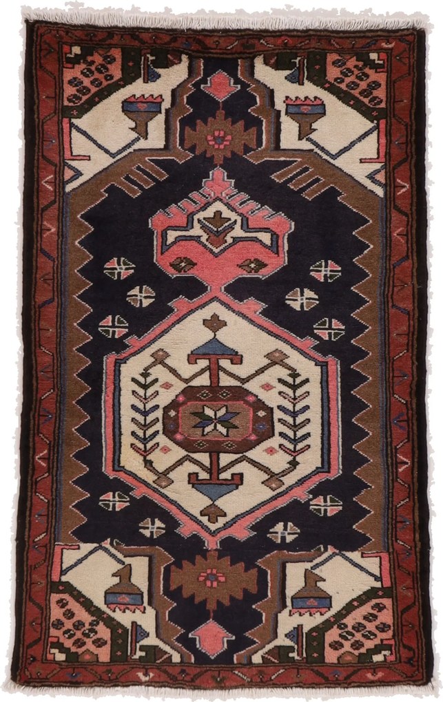 Hamedan Tappeto 80 x 130 (Iran) Annodato A Mano
