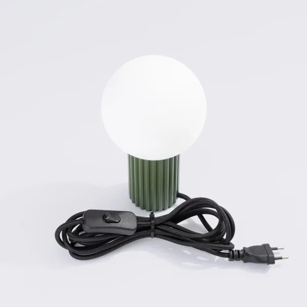 Sollux SL.1726 - Lampada da tavolo HALO 1xG9/8W/230V diametro 12 cm verde