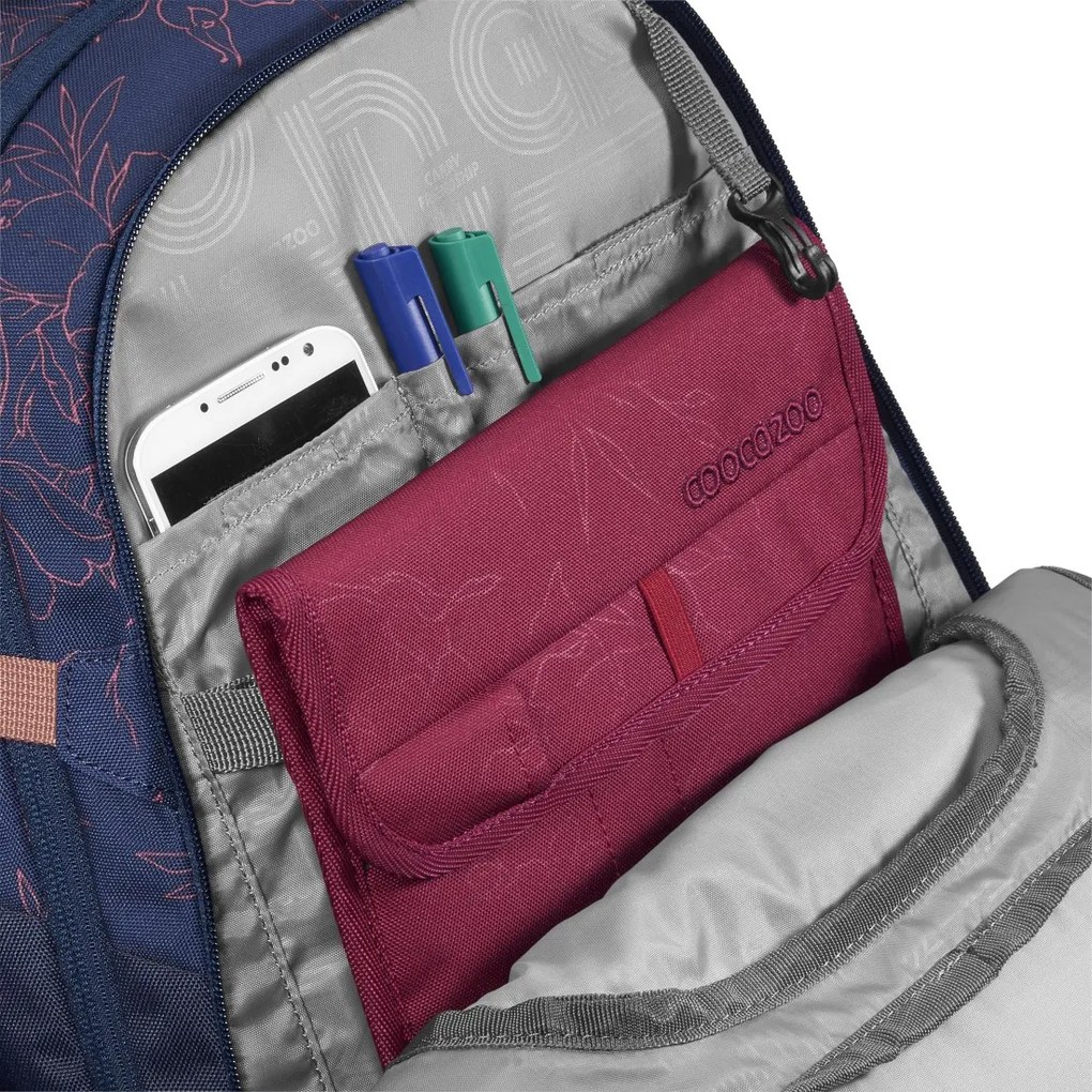 Zaino scuola coocazoo PORTER, Sweet Rose, certificato AGR