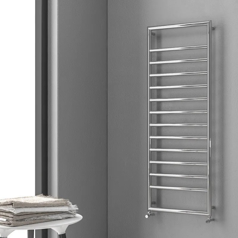 Kamalu - radiatore bagno 1300x500mm cromato interasse 462 mm kam-d7013c