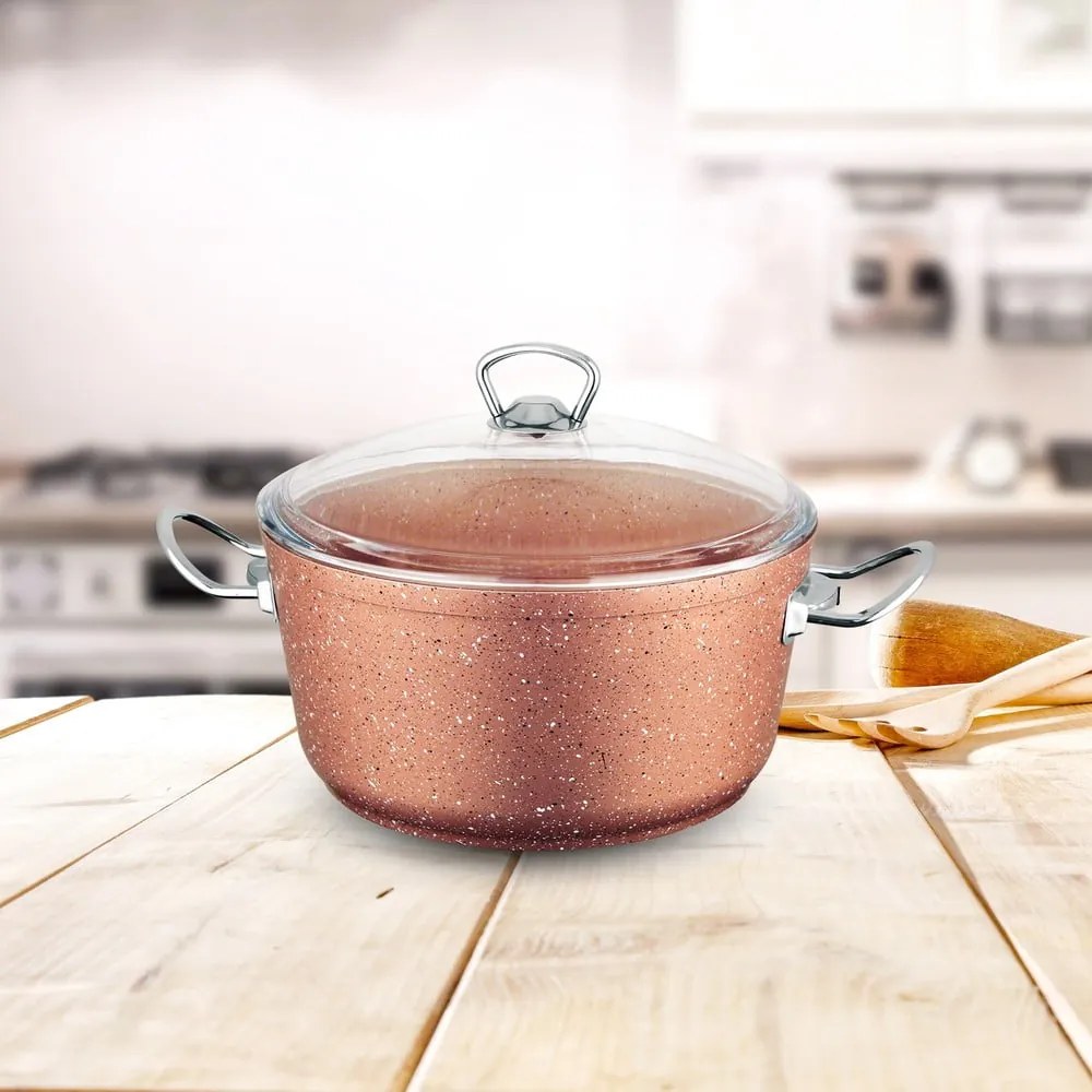 Pentola in alluminio con coperchio 2,75 l Classic - Güral Porselen