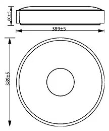 Philips COINER LED/24W/230V 2700K lampada da soffitto dimmerabile bianca