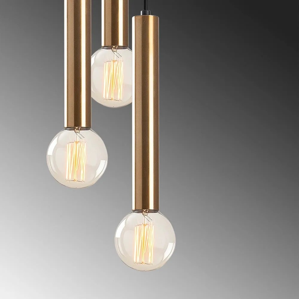 Lampadario dorato ø 22 cm Tempo – Opviq lights