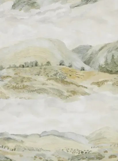 Landschaftstapete Elysian von Sanderson - Sage Grey