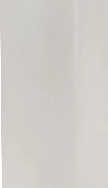 Lampada da parete smart rettangolare in cemento grigio con Zigbee G9 - Meaux