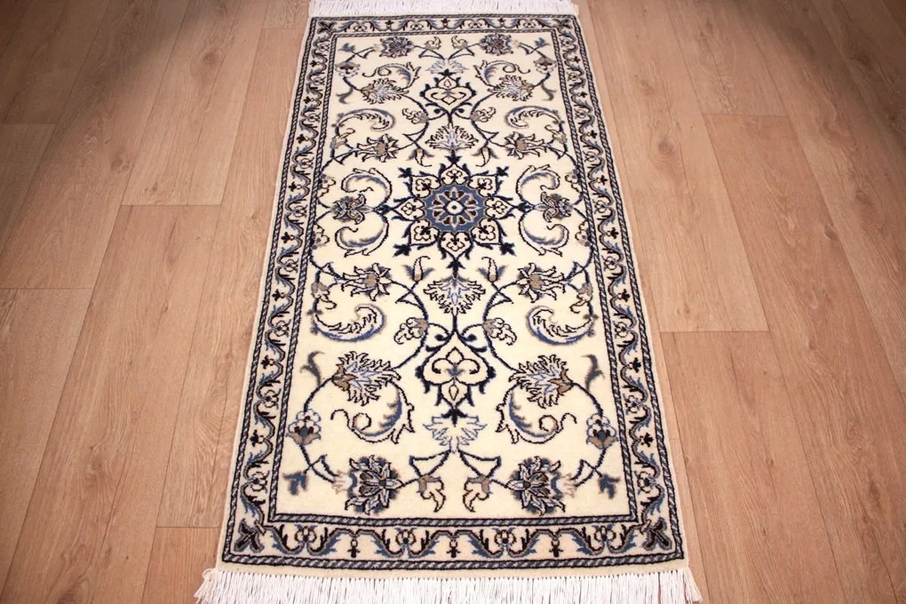 Nain Tappeto persiano 70x130 (Iran) Annodato A Mano