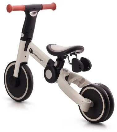 KINDERKRAFT - Bicicletta a spinta per bambini 3in1 4TRIKE grigio