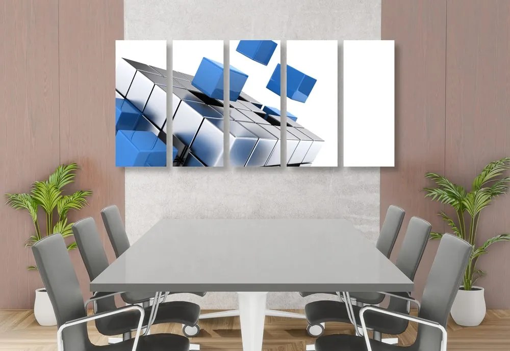 Quadri 5 pezzi – Cubo strategico
