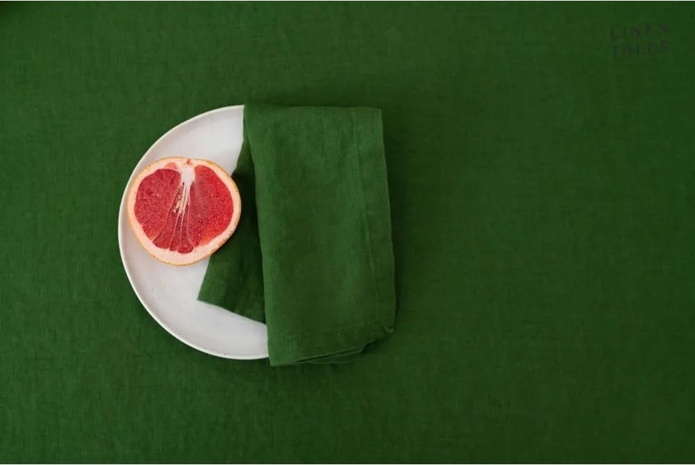 Tovaglietta in lino 35x45 cm True Green – Linen Tales