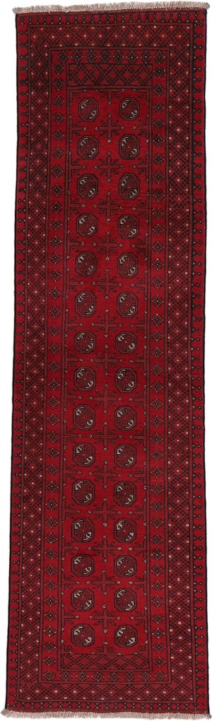 Afghan Tappeto 290 x 80 (Afghanistan) Annodato A Mano