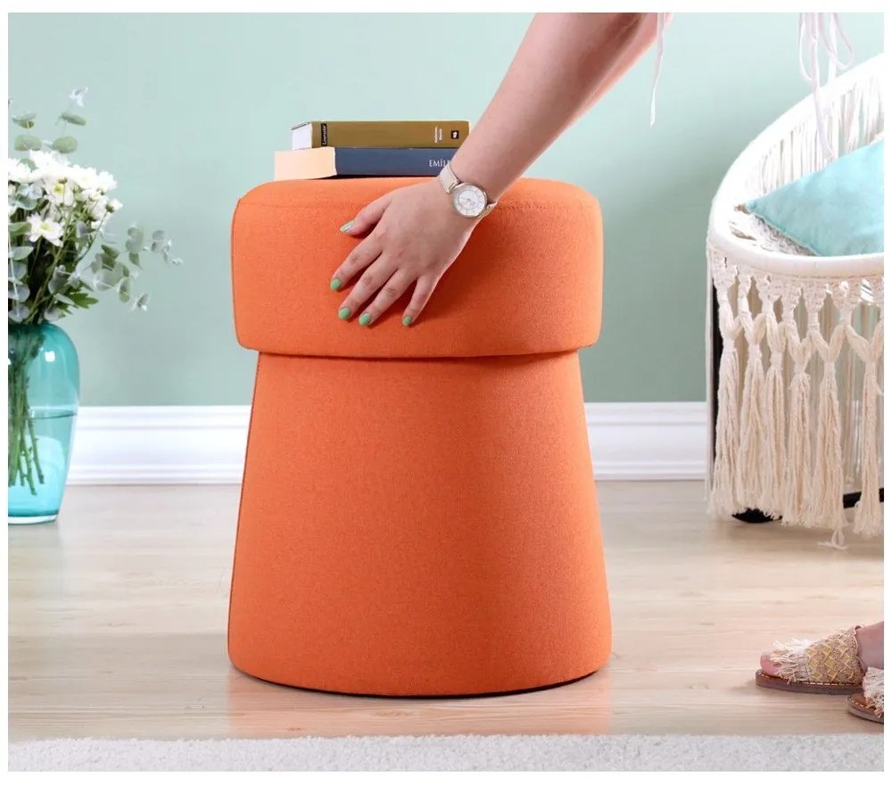 Sgabello arancione Beans - Artie