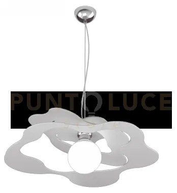 Ripples sospensione d.50 cm. 1 luce grigio 1158-s50-gr