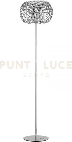 Piantana dioniso cromo 3 luci attacco e27 40x40x163cm in metallo