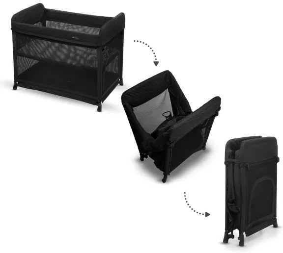 KINDERKRAFT SELECT - Culla da viaggio MOON DREAM nero