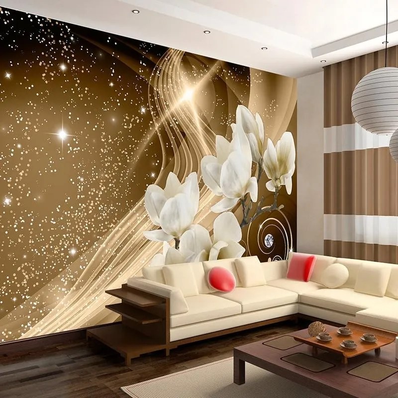 Fotomurale adesivo  Golden Milky Way  Larghezza x Altezza Home decor 441x315