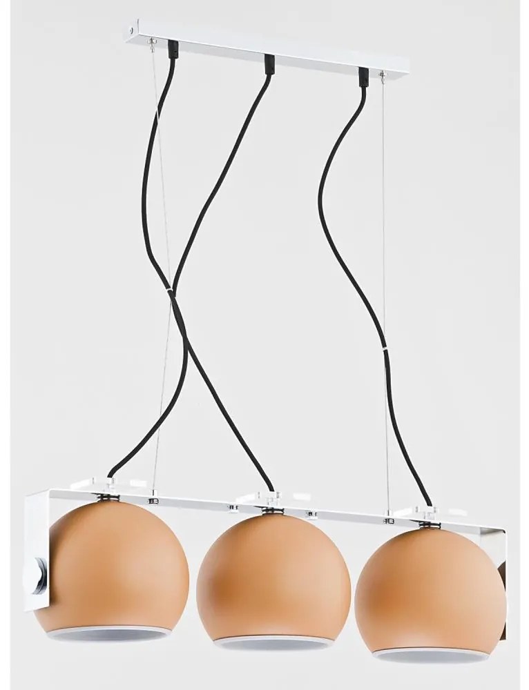 Argon 1279 - Lampada a sospensione MALMO 3xE27/60W