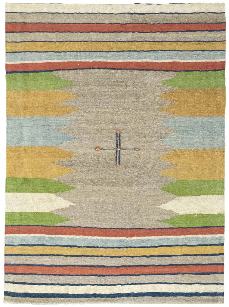 Kilim Tappeto 170 x 120 Beige (Iran) Tessuto A Mano