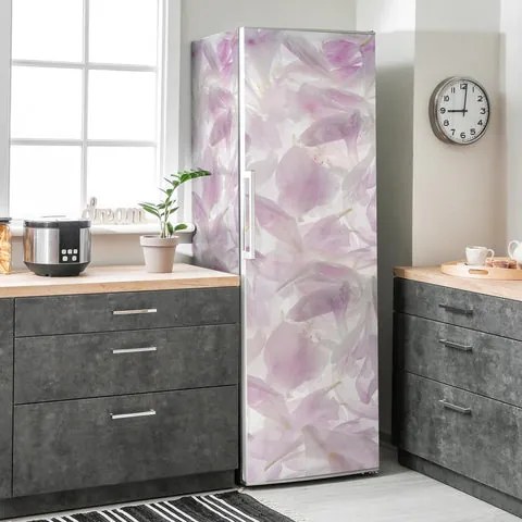 Adesivo per Frigo Petali Rosa